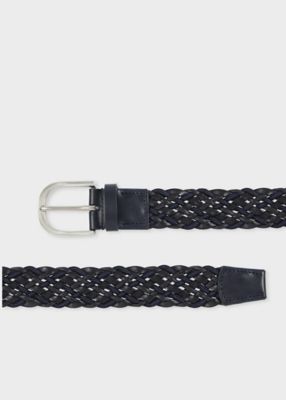 ＜Paul Smith (Men)＞レザーコード　メッシュベルト（１５０７２０ＩＮ）