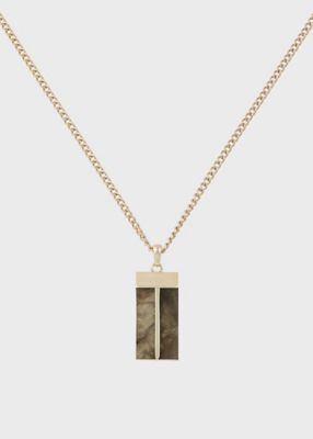 Paul Smith (Men)/ポール・スミス ”Ｌａｂｒａｄｏｒｉｔｅ”　ネックレス（１５０９１３２１０Ｌ）