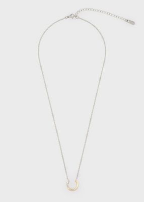 メーカー直売 - 人気ランキング Cropped Logo” ネックレス コンビメタル アクセサリー