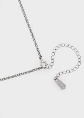 “Ｃｒｏｐｐｅｄ　Ｌｏｇｏ　Ｐｌａｔｅ”　ネックレス（１５０９１７２１０）