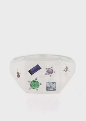 Paul Smith (Men)/ポール・スミス ”Multi Stone” シグネットリング(150923200)
