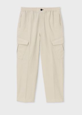 ＜Paul Smith (Men)＞エアリーシアサッカー　ワイドカーゴパンツ（１５２１１０ＢＰ１０００）