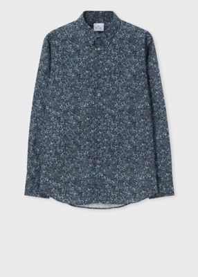 ”Ｔｅｘｔｕｒｅｄ　Ｆｌｏｒａｌ”　プリントシャツ（１５２３０８１４９ＴＮ）