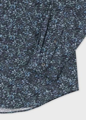 ”Ｔｅｘｔｕｒｅｄ　Ｆｌｏｒａｌ”　プリントシャツ（１５２３０８１４９ＴＮ）
