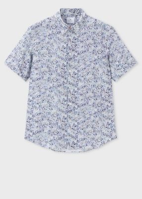 Paul Smith (Men)/ポール・スミス ”Textured Floral” 半袖シャツ(152308619PN)
