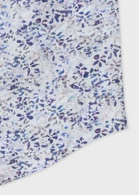 ”Ｔｅｘｔｕｒｅｄ　Ｆｌｏｒａｌ”　半袖シャツ（１５２３０８６１９ＰＮ）