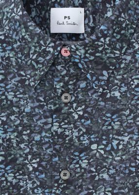 ”Ｔｅｘｔｕｒｅｄ　Ｆｌｏｒａｌ”　半袖シャツ（１５２３０８６１９ＰＮ）