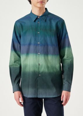 ”Ｇｒａｄｉｅｎｔ　Ｓｔｒｉｐｅ”　カジュアルシャツ（１５２３０９７６５Ｘ）