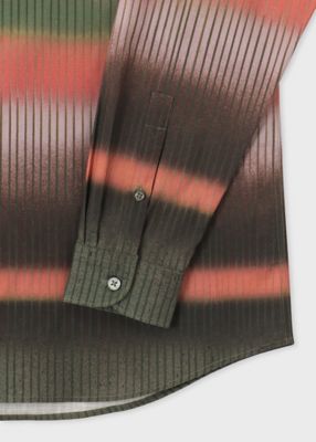 ”Ｇｒａｄｉｅｎｔ　Ｓｔｒｉｐｅ”　カジュアルシャツ（１５２３０９７６５Ｘ）