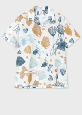 Paul Smith (Men)/ポール・スミス ”Half Tone Floral” オープンカラーシャツ(152313695U)
