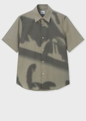 ”Ｐａｌｍ　Ｓｈａｄｏｗ”　半袖シャツ（１５２３１５３９４Ｚ）