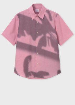 ＜Paul Smith (Men)＞”Ｐａｌｍ　Ｓｈａｄｏｗ”　半袖シャツ（１５２３１５３９４Ｚ）