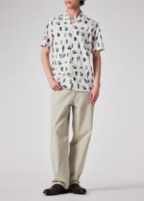”Ｐｒｉｃｋｌｙ　Ｐｅａｒ”　オープンカラーシャツ（１５２３１８１１４Ｒ）
