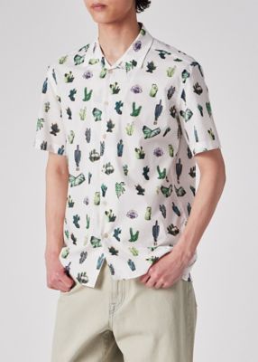 ”Ｐｒｉｃｋｌｙ　Ｐｅａｒ”　オープンカラーシャツ（１５２３１８１１４Ｒ）