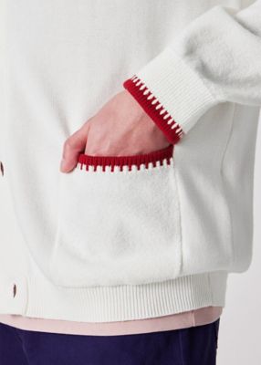 PaulSmithポールスミス海外限定バイカラーカーディガン L 1点物  