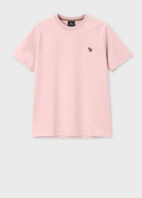 ＜Paul Smith (Men)＞”Ｓｐｏｒｔｓ　Ｓｔｒｉｐｅ　Ｚｅｂｒａ”　ワンポイント　半袖Ｔシャツ（１５２５０００１１Ｒ）