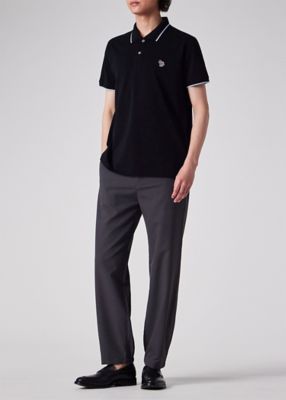 “Ｓｐｏｒｔｓ　Ｓｔｒｉｐｅ　Ｚｅｂｒａ”　ライン　ポロシャツ（１５２５０２１５１Ｌ）