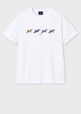 ＜Paul Smith (Men)＞ＰＳスラッシュロゴ　半袖Ｔシャツ（１５２５５２０１１Ｒ）