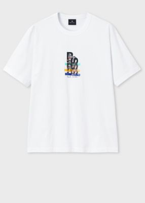 ＜Paul Smith (Men)＞”Ｚｅｂｒａ　Ｓｔｒｉｄｅ”　半袖Ｔシャツ（１５２５６２２２０Ｘ）