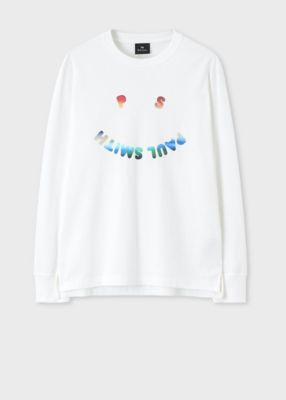 ＜Paul Smith (Men)＞”Ｈａｐｐｙ　Ｇｒａｄａｔｉｏｎ”長袖Ｔシャツ（１５２５７０８２８Ｒ）