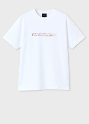 ＜Paul Smith (Men)＞”Ｐａｉｎｔｅｄ　Ｌｏｇｏ”　Ｔシャツ（１５２５７３０１１Ｒ）
