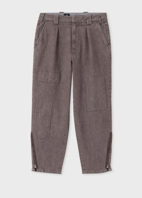＜Paul Smith (Men)＞ＲＥＤ　ＥＡＲ　ヘムジップ　デニムタックパンツ（１５２６０２ＲＪ００３）
