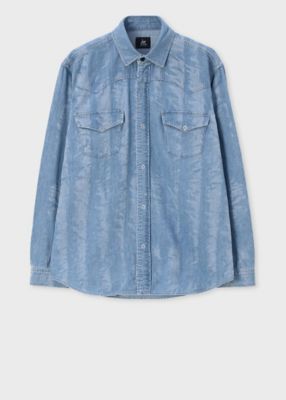 ＜Paul Smith (Men)＞ＲＥＤ　ＥＡＲ　キルトブリーチ　ウエスタンシャツ（１５２６５０ＲＪ１０６）