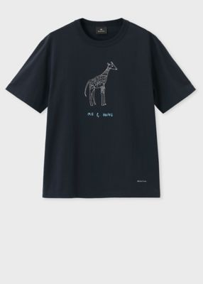 Ｄｒａｗｎ　ｂｙ　Ｐａｕｌ　”Ｍｒ　Ｇｉｒａｆｆｅ”　Ｔシャツ（１５２７１２２２０Ｘ）