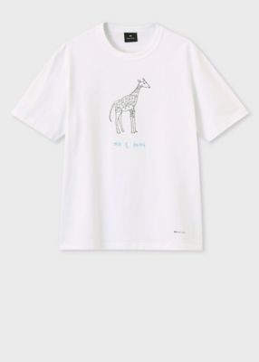 Paul Smith (Men)/ポール・スミス Ｄｒａｗｎ　ｂｙ　Ｐａｕｌ　”Ｍｒ　Ｇｉｒａｆｆｅ”　Ｔシャツ（１５２７１２２２０Ｘ）