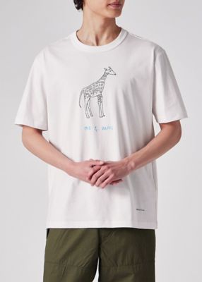 Ｄｒａｗｎ　ｂｙ　Ｐａｕｌ　”Ｍｒ　Ｇｉｒａｆｆｅ”　Ｔシャツ（１５２７１２２２０Ｘ）