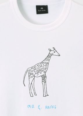 Ｄｒａｗｎ　ｂｙ　Ｐａｕｌ　”Ｍｒ　Ｇｉｒａｆｆｅ”　Ｔシャツ（１５２７１２２２０Ｘ）