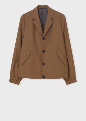 ＜Paul Smith (Men)＞ウールホップサック　コンバーチブルブルゾン（１５３１００４４０Ｚ）