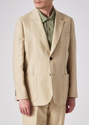 Paul Smith ポールスミス ホワイト リネン テーラードジャケット 羽織 Paul Smith ポールスミス ホワイト リネン テーラードジャケット