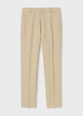 ＜Paul Smith (Men)＞リネン　ノータックトラウザーズ（１５３１０３４１０Ｚ）