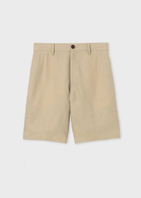 ＜Paul Smith (Men)＞リネン　リラックスフィット　ショーツ（１５３１０３ＳＴＪ２５）