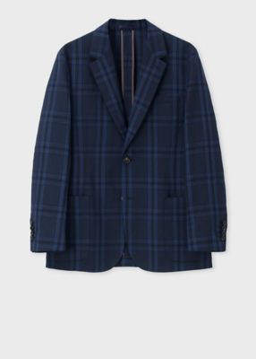 ＜Paul Smith (Men)＞トーンオントーンチェック　２Ｂジャケット（１５３１０８２３２１）