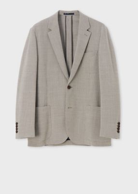 HUGO BOSS シアサッカー 素材 メンズ カジュアル ジャケット Lサイズ HUGO BOSS シアサッカー 素材 メンズ カジュアル ジャケット L
