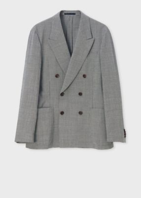 ＜Paul Smith (Men)＞ウールシアサッカー　ダブル６Ｂ　ジャケット（１５３１１１２３４３）