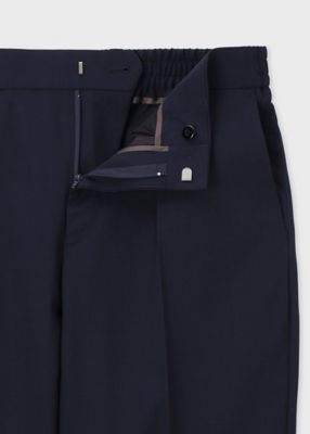 ”Ｊｅｒｓｅｙ　ｌｏｏｋ”　ワンタック　テーパード　トラウザーズ（１５３１６３０５６Ｚ）