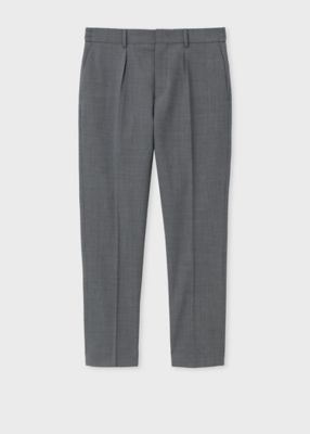 ＜Paul Smith (Men)＞”Ｊｅｒｓｅｙ　ｌｏｏｋ”　ワンタック　テーパード　トラウザーズ（１５３１６３０５６Ｚ）