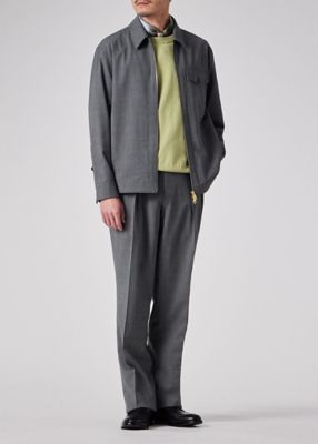 Jersey look” ジップアップブルゾン