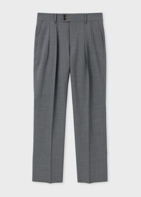 ＜Paul Smith (Men)＞”Ｊｅｒｓｅｙ　ｌｏｏｋ”　ツータック　ワイドストレート　トラウザーズ（１５３１６３４０９Ｚ）