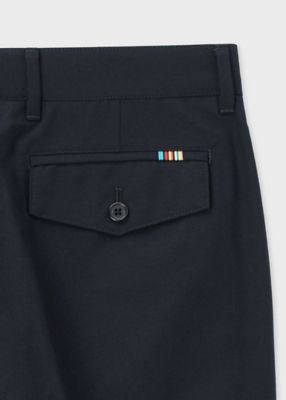 コットンウール　ワンタックトラウザーズ（１５３１７０４０８Ｚ）