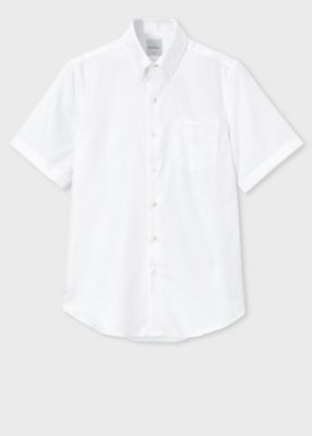 Paul Smith (Men)/ポール・スミス コットンツイル　半袖ドレスシャツ（１５３２０１Ｓ８０７ＰＲ）