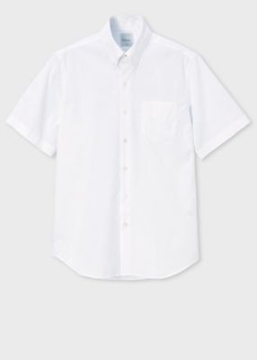 ＜Paul Smith (Men)＞シャドーピンストライプ　半袖ドレスシャツ（１５３２０３Ｓ８０７ＰＲＫ）