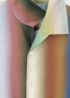 Smith Stripe” オープンカラーシャツ