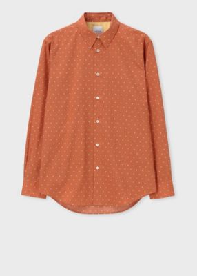 ＜Paul Smith (Men)＞ポルカドット　プリントシャツ（１５３３０４９０１Ｕ）