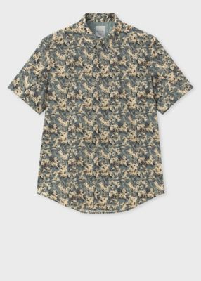 Paul Smith (Men)/ポール・スミス ”Jasmine Flower” 半袖シャツ(153305127Y)