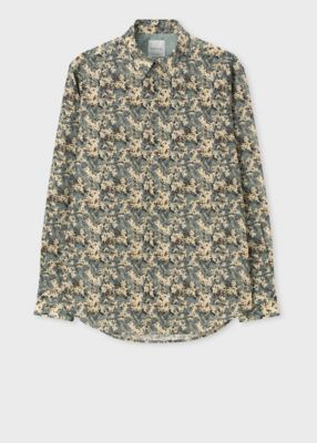 Paul Smith (Men)/ポール・スミス ”Jasmine Flower”プリントシャツ(153305901U)