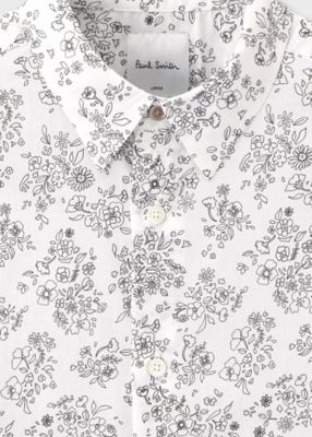 ”Ｏｕｔｌｉｎｅ　Ｆｌｏｒａｌ”　カジュアルシャツ（１５３３１１００６ＬＮ）